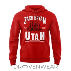 Zach Bryan X Utah Utes Football With Heaven On Tour Red 2026 Hoodie 1 Zach Bryan X Utah Utes Football With Heaven On Tour Red 2026 Hoodie 2.jpg