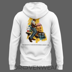 Zach Bryan X Utah Utes Football With Heaven On Tour White 2026 Hoodie 3.jpg