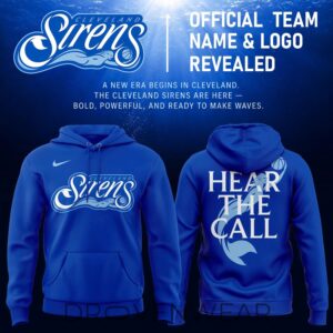 Cleveland Sirens Nike Hear The Call Blue Hoodie