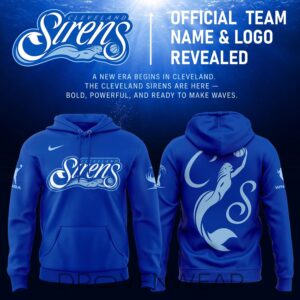 Wild Collective Siren Blue Multi Logo Hoodie Hear The Call