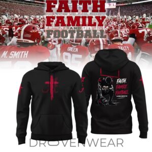 Alabama Crimson Tide Faith Family Football 2026 Limited Hoodie