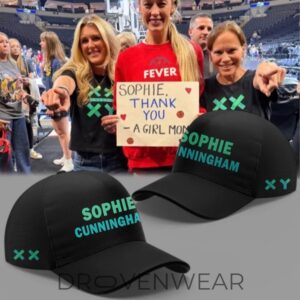Indiana Fever X Sophie Cunningham Thank You Sophie For Speaking Up For Girls Hoodie White 3.jpg