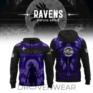 Limited Editon Baltimore Ravens Native Spirit Heritage 2026 Hoodie