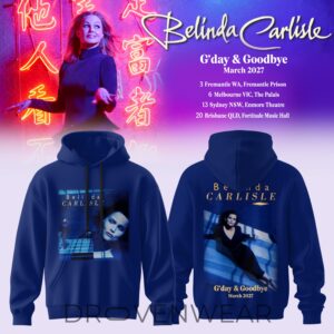 Belinda Carlisle – G’day & Goodbye Australia Hoodie