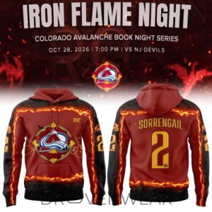 Colorado Avalanche “fourth Wing Night” Book Night Series Special Hoodie