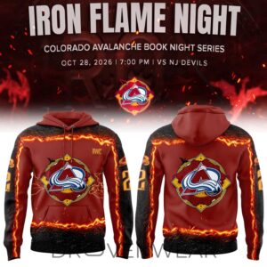 Colorado Avalanche “fourth Wing Night” Book Night Series Special Edition Hoodie