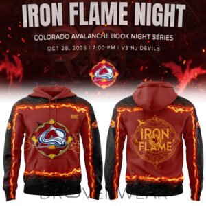 Colorado Avalanche “fourth Wing Night” Book Night Series Limited Edition Hoodie