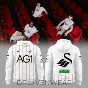 Swansea City Afc Ag1 New Home Kit Limited Edition Hoodie