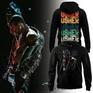 Usher X Chris Brown Raymond And Brown Tour 2026 Black Collection Hoodie