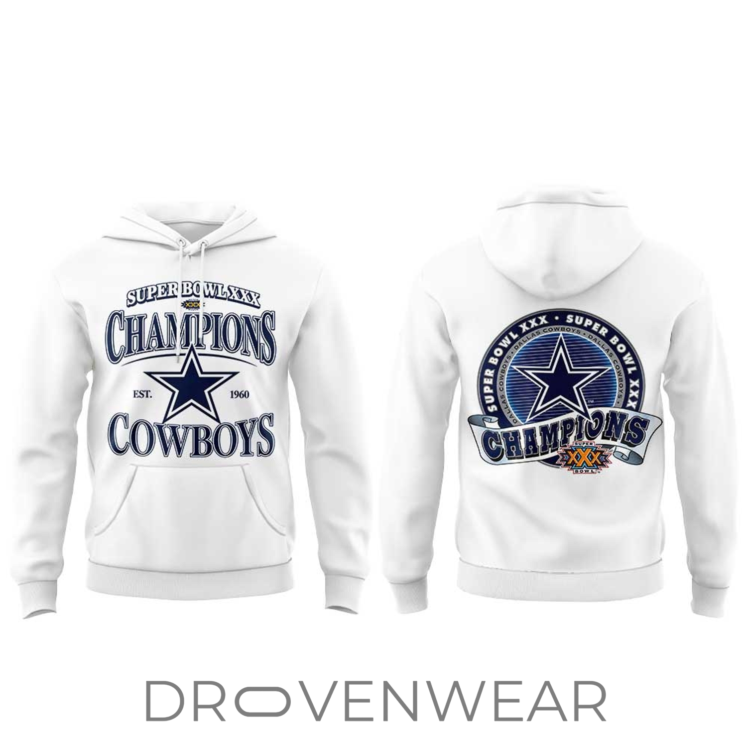 Dak Prescott Super Bowl Xxx Champions Est 1960 Dallas Cowboys Limited Edition Hoodie Ver2 Dak Prescott Super Bowl Xxx Champions Est 1960 Dallas Cowboys Limited Edition Hoodie Ver2