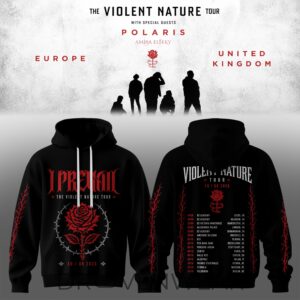I Prevail – The Violent Nature Tour 2026 Hoodie Ver4