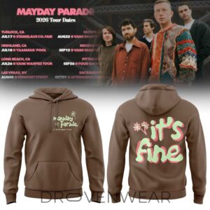 Mayday Parade 2026 Tour Dates Hoodie Ver3