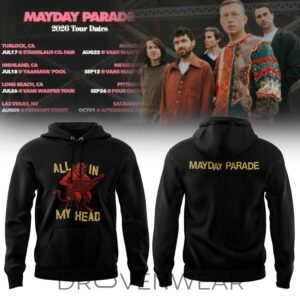 Mayday Parade 2026 Tour Dates Hoodie Ver2