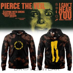 Pierce The Veil I Can’t Hear You World Tour 2026 Hoodie Ver4
