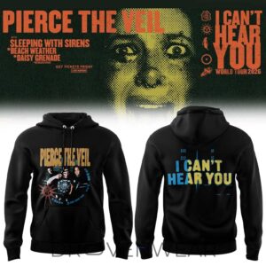 Pierce The Veil I Can’t Hear You World Tour 2026 Hoodie Ver3