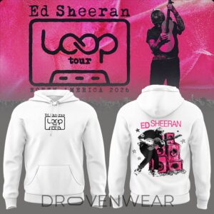 Ed Sheeran Loop Tour 2026 Cassette Edition Hoodie