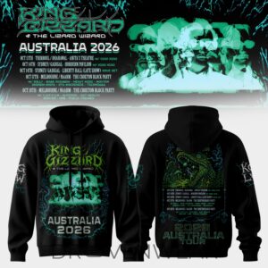 King Gizzard & The Lizard Wizard Tour In Australia 2026 Hoodie Collection Ver3