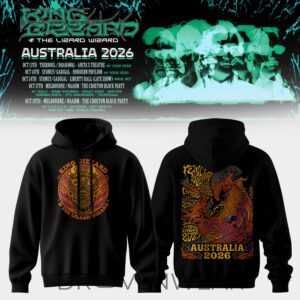 King Gizzard & The Lizard Wizard Tour In Australia 2026 Hoodie Collection Ver2