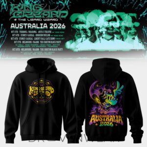 King Gizzard & The Lizard Wizard Tour In Australia 2026 Hoodie Collection
