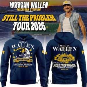 Morgan Wallen Michigan Stadium Hoodie Still The Problem Tour 2026