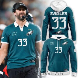 Philadelphia Eagles 1933 Founding Year Soccer-inspired Special Hoodie