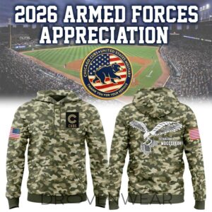 Chicago Cubs 2026 Armed Forces Appreciation Special Hoodie