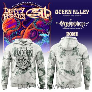 311 And Dirty Heads So Glad You Made It Rome Tour Hoodie Special Edition