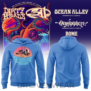 311 And Dirty Heads Blue Hoodie Colleciton So Glad You Made It Tour Ver3