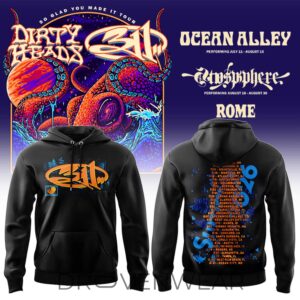 311 And Dirty Heads Concert Rome Black Hoodie Edition Ver3