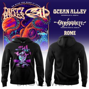 311 And Dirty Heads Concert Rome Black Hoodie Edition Ver2