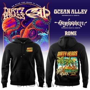 311 And Dirty Heads Concert Rome Black Hoodie Edition
