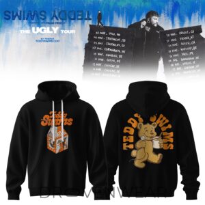Teddy Swims Concert The Ugly Tour Black Hoodie Edition Ver2