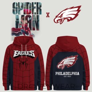 Philadelphia Eagles X Spider Man Brand New Day 2026 Limited Edition Hoodie