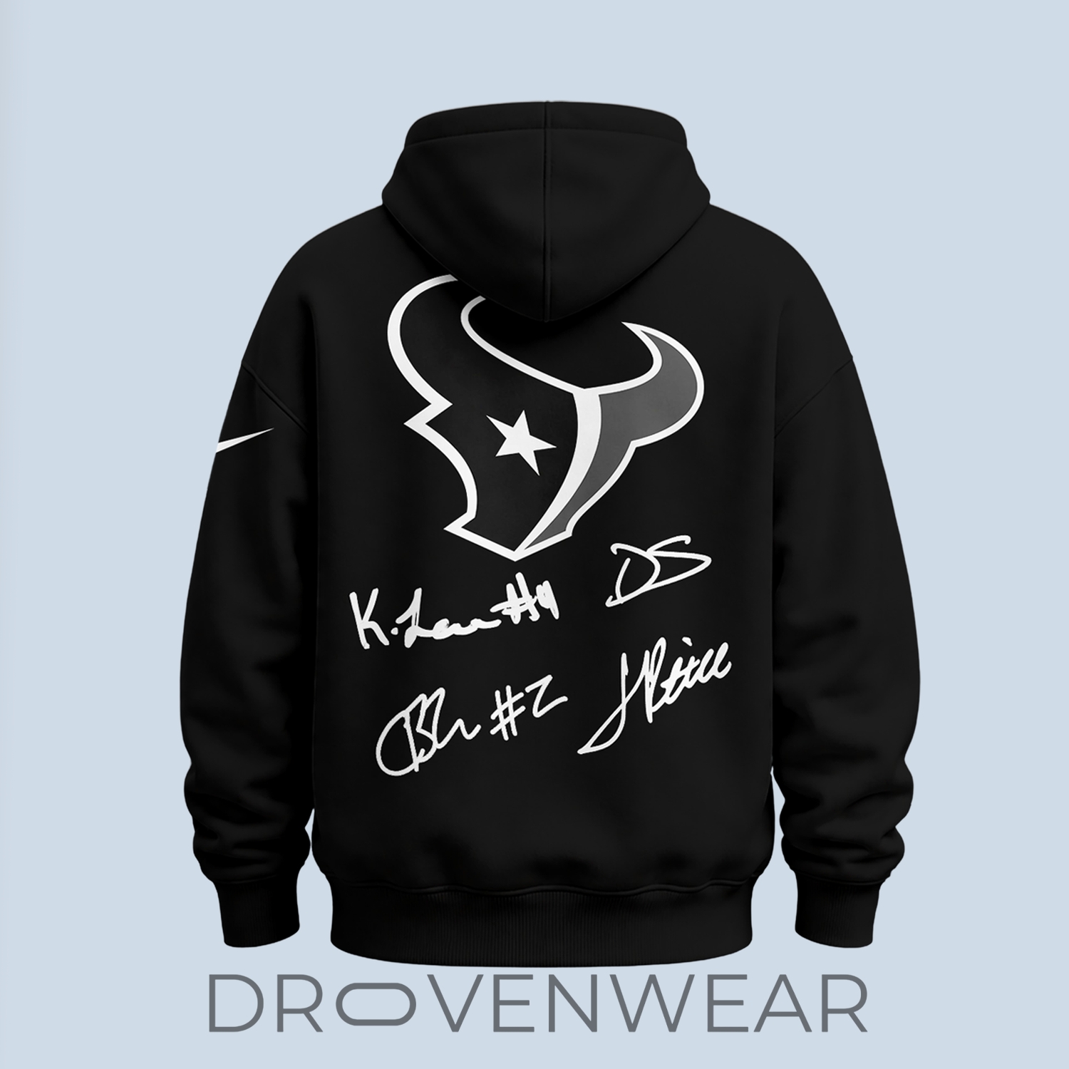 Exclusive Houston Texans Hoodie For Jalen Pitre, Calen Bullock, Kamari Lassiter And Derek Stingley Jr Signatures Print Fans Exclusive Houston Texans Hoodie For Jalen Pitre, Calen Bullock, Kamari Lassiter And Derek Stingley Jr Signatures Print Fans