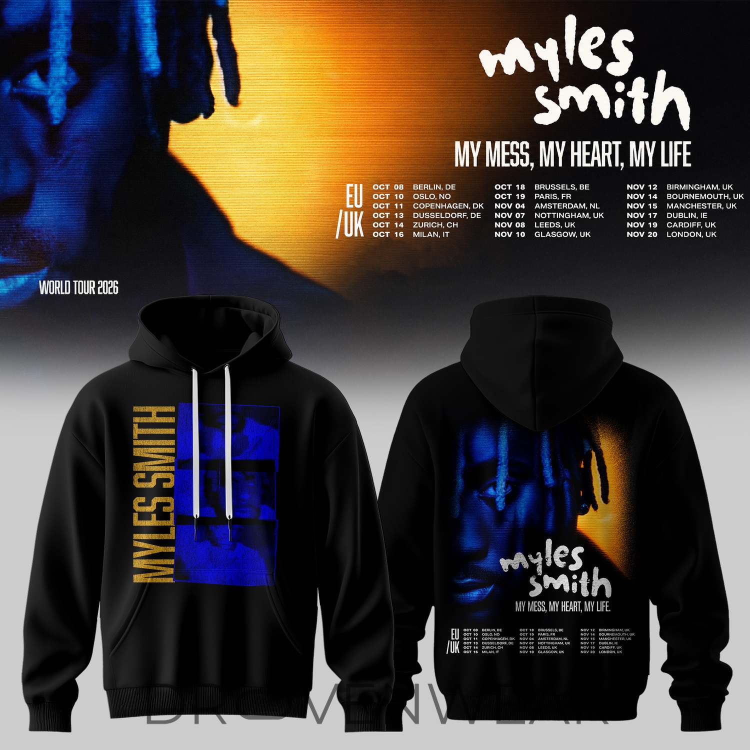 My Mess, My Heart, My Life Tour 2026 Edition Hoodie Ver4 My Mess, My Heart, My Life Tour 2026 Edition Hoodie Ver4
