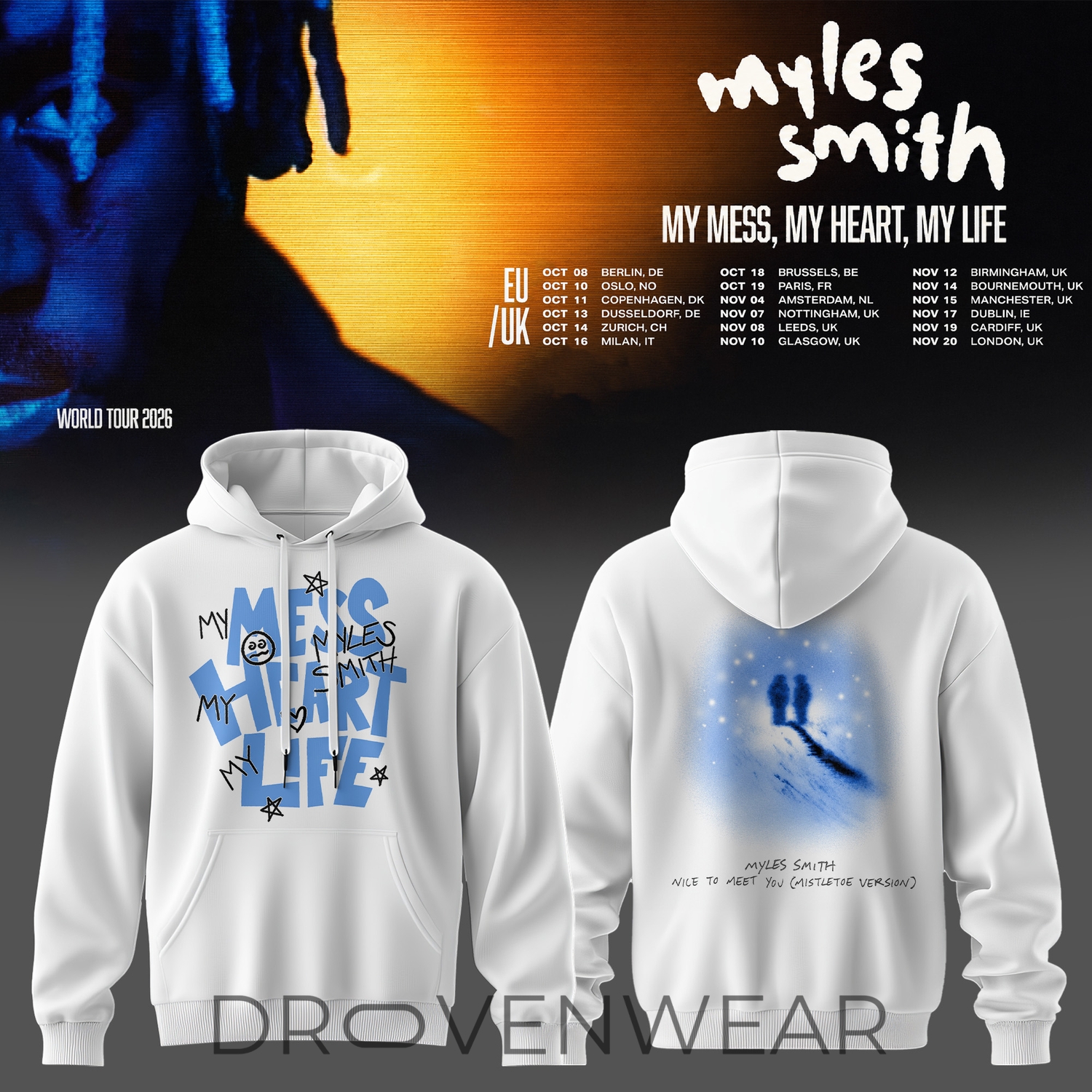 My Mess, My Heart, My Life Tour 2026 Edition Hoodie Ver3 My Mess, My Heart, My Life Tour 2026 Edition Hoodie Ver3