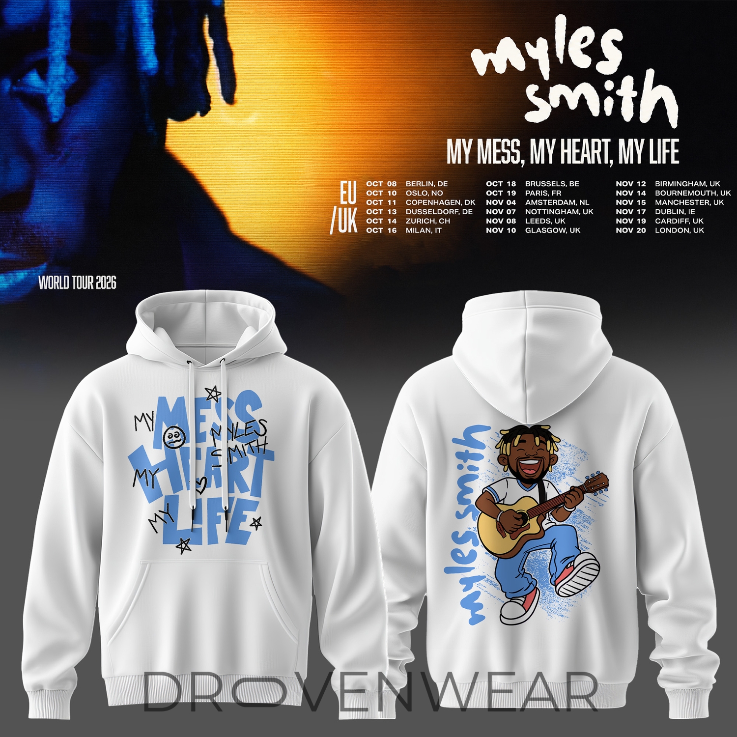 My Mess, My Heart, My Life Tour 2026 Edition Hoodie My Mess, My Heart, My Life Tour 2026 Edition Hoodie