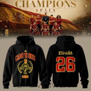 Spain National Football 2026 FIFA World Cup Champions Limited Hoodie