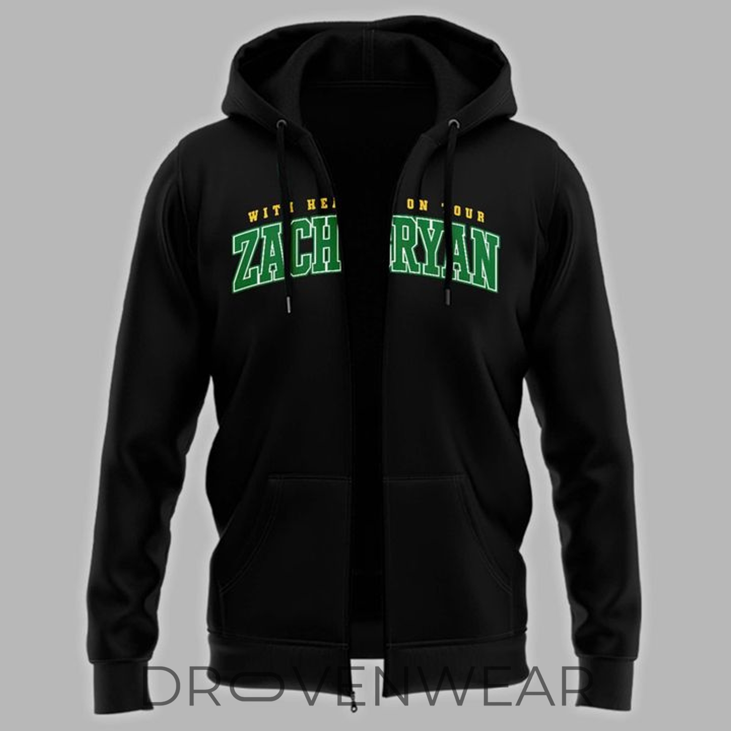 Zach Bryan x Oregon Ducks Autzen Stadium 2026 Special Zip Hoodie Zach Bryan x Oregon Ducks Autzen Stadium 2026 Special Zip Hoodie