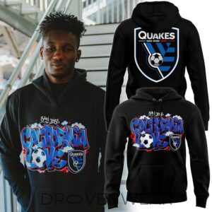 San Jose Earthquakes x Tupac California Love Graffiti Graphic Hoodie Limited Edition