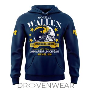 Morgan Wallen X Michigan Wolverines Still The Problem Tour 2026 Hoodie