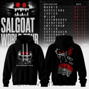 Elgrandetoto: Salgoat World Tour Hoodie Ver3