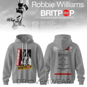 Britpop Au/nz Tour 2026 Hoodie Ver2