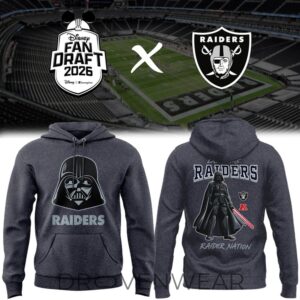 Las Vegas Raiders X Darth Vader Disney Fan Draft 2026 Special Hoodie