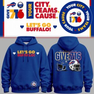 Buffalo Bills X Buffalo Sabres “your City Your Teams Your Cause” Give 716 Special Hoodie