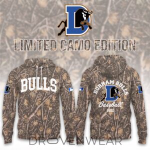 Durham Bulls 2026 New Limited Camo Hoodie