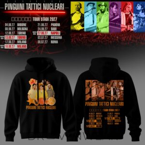 Pinguini Tattici Nucleari Tour Stadi 2027 Hoodie Ver3