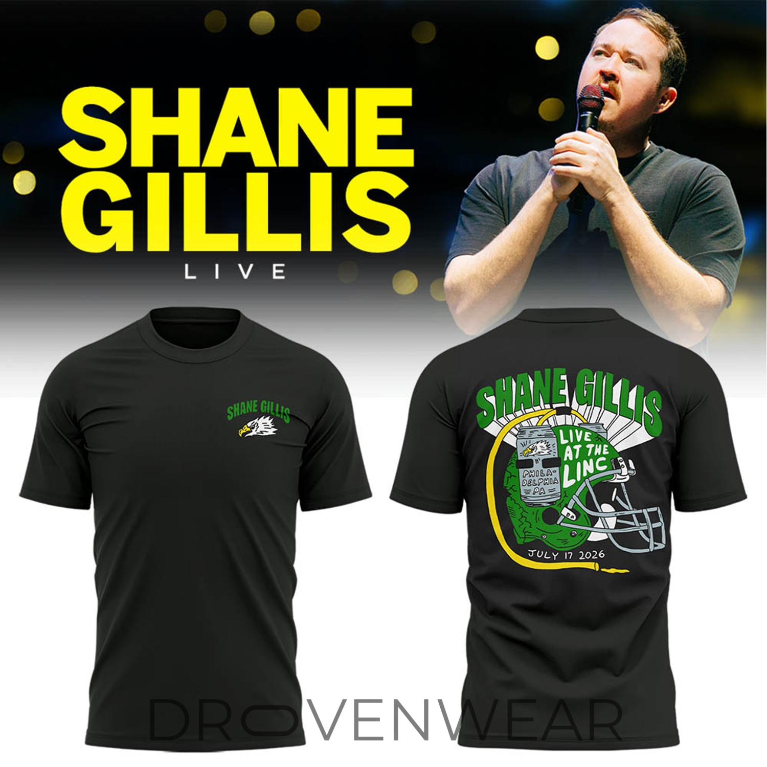 Shane Gillis Live At Lincoln Philadelphia Tee Ver3 Shane Gillis Live At Lincoln Philadelphia Tee Ver3