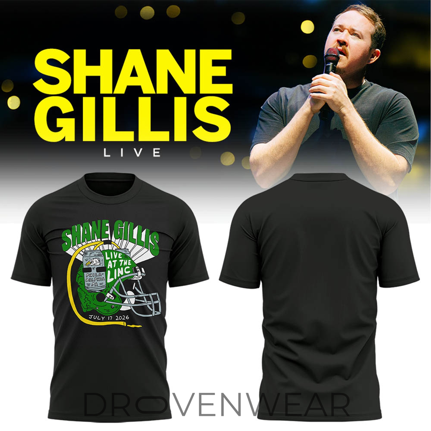 Shane Gillis Live At Lincoln Philadelphia Tee Ver2 Shane Gillis Live At Lincoln Philadelphia Tee Ver2