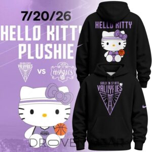 Golden State Valkyries x Hello Kitty Collector Black Hoodie 2026